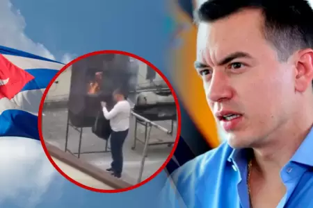 Funcionarios cubanos queman documentos tras expulsi�n de personal diplom�tico en