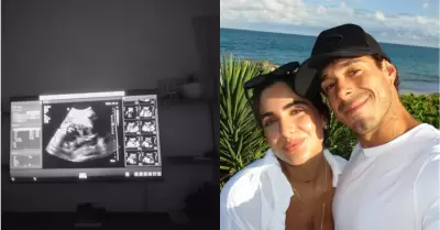 Isabella Ladera y Hugo Garc�a revelan fotos de su beb�