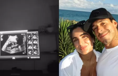 Isabella Ladera y Hugo Garc�a revelan fotos de su beb�