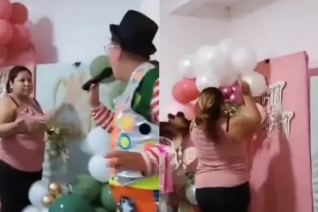 Decoradora destruye su trabajo en plena fiesta por falta de pago