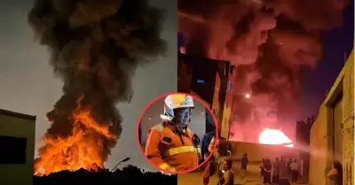 Bomberos logran controlar incendio en Comas