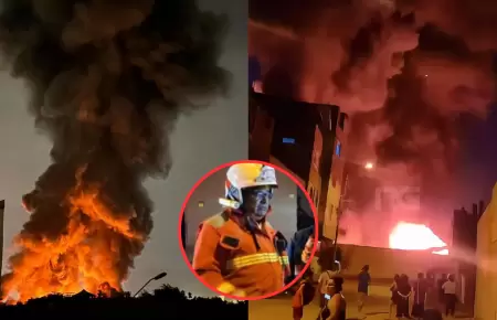 Bomberos logran controlar incendio en Comas