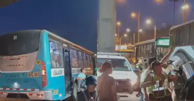 Transporte se registra con normalidad ante convocatoria de marcha