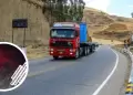 �Atenci�n! Polic�a de Carreteras dispone cierre total de la Carretera Central por derrumbe de rocas