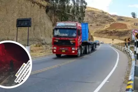 Cierre total de la Carretera Central por derrumbe