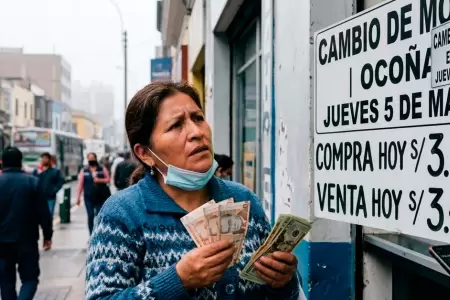 Precio del d�lar hoy en Per�.