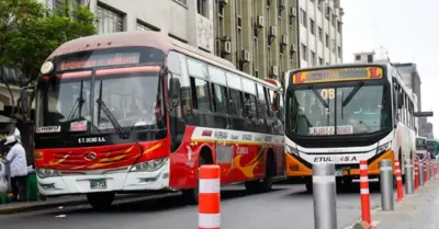 Transporte p�blico en Lima opera con normalidad este jueves 5 de marzo.
