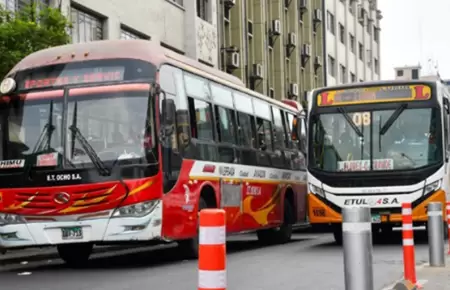 Transporte p�blico en Lima opera con normalidad este jueves 5 de marzo.