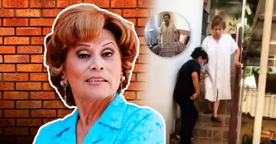 La recordada actriz relat� c�mo sufri� lesi�n que le dificult� movilizarse.