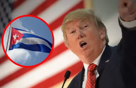 Trump advierte la "ca�da" de Cuba