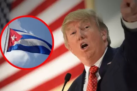 Trump advierte la "ca�da" de Cuba