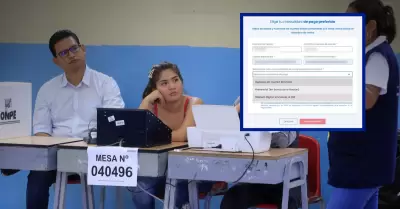 Pago a miembros de mesa