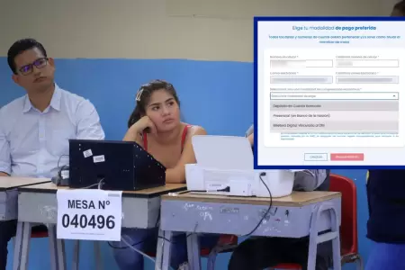 Pago a miembros de mesa