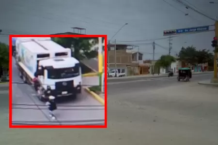 Madre de familia muere arrollada en plena v�a por cami�n de basura