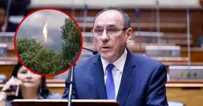 Ministro �ngelo Alfaro respondi� ante el Congreso por fuga de gas