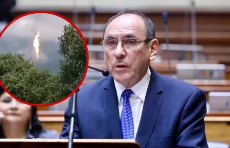 Ministro �ngelo Alfaro respondi� ante el Congreso por fuga de gas