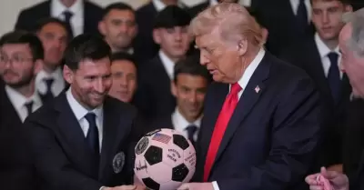 Lionel Messi se reuni� con Donald Trump en la Casa Blanca.