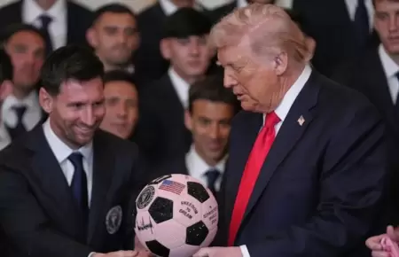Lionel Messi se reuni� con Donald Trump en la Casa Blanca.