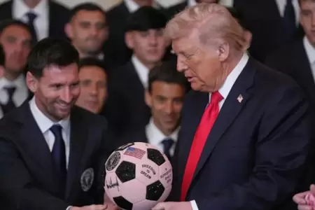 Lionel Messi se reuni� con Donald Trump en la Casa Blanca.