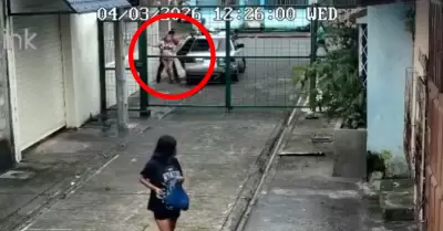 C�mara de seguridad registr� el momento en que una mujer fue secuestrada