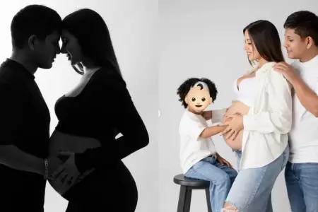 Darinka muestra su sesi�n de fotos embarazada junto a su novio