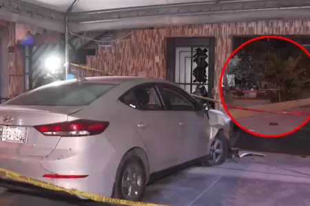 Sicarios acribillan a hombre dentro de su auto ante la presencia de su familia