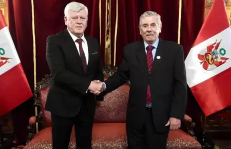 Ministro del Interior se reuni� con Fernando Rospigliosi