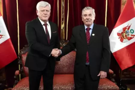 Ministro del Interior se reuni� con Fernando Rospigliosi