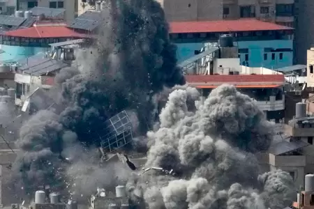 Armada de Israel bombarde� la capital de el L�bano.