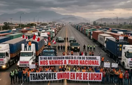 Transportistas de carga pesada advierten paro nacional de no conseguir reuni�n c