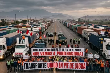 Transportistas de carga pesada advierten paro nacional de no conseguir reuni�n c