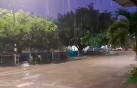 Lluvias intensas se registrar�n en nueve regiones.