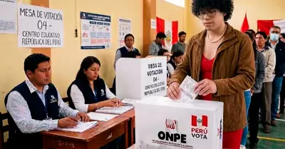 El voto en Per� es obligatorio y no acudir a las urnas durante las elecciones pu