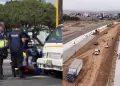 Otro accidente en V�a Expresa Sur: Cami�n arrolla a motociclista y desata ALARMA en Surco