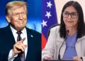 Donald Trump reconoce ofcicialmente el Gobierno interino de Delcy Rodr�guez en Venezuela