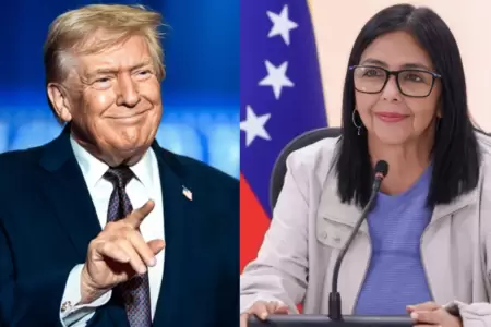 Trump reconoce ofcicialmente el gobierno de Delcy Rodr�guez en Venezuela