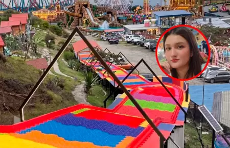 La atracci�n tur�stica ofrec�a descensos en un tobog�n de alta velocidad con flo