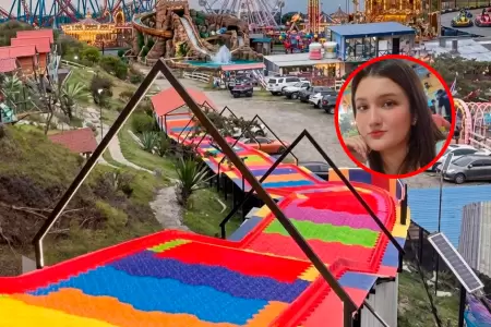 La atracci�n tur�stica ofrec�a descensos en un tobog�n de alta velocidad con flo