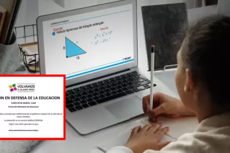 Padres de familia rechazan retorno a clases remotas y anuncian plant�n