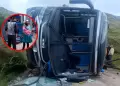 Tragedia en Cusco: Bus se despista, vuelca y deja una adulta mayor fallecida y cerca de 40 heridos