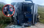 Tragedia en Cusco: Bus se despista, vuelca y deja una adulta mayor fallecida y cerca de 40 heridos