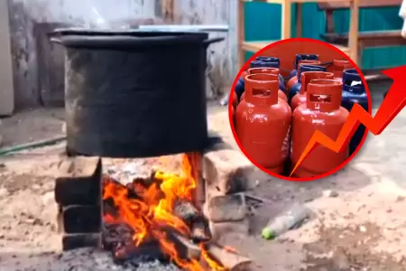 Ollas comunes se ven obligadas a recurrir a la le�a ante encarecimiento del gas.