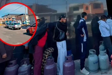Crisis de combustibles en Tacna.