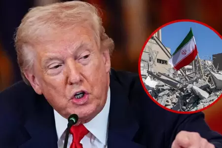 Trump afirma que guerra con Ir�n est� "pr�cticamente terminada"