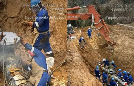 Se apag� el fuego en ducto de gas de Camisea del Cusco