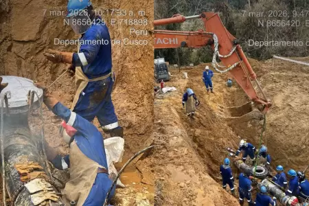 Se apag� el fuego en ducto de gas de Camisea del Cusco