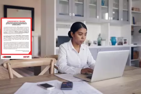 Comunicado oficial de SERVIR advierte que se realizar�n acciones de supervisi�n.