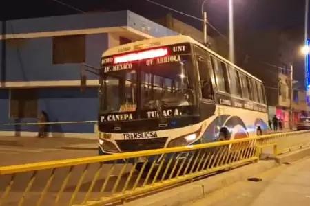 Balean chofer con bus lleno de pasajeros