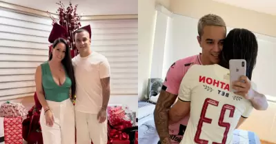 Melissa Klug grita su amor por Jes�s Barco en su cumplea�os