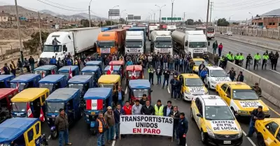 Taxistas y mototaxistas se suman a paro nacional del 12 de marzo